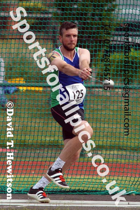 Mens hammer, 2021 Northern Senior and Under-20s Champs., Leigh. Photo: David T. Hewitson/Sports for All Pics